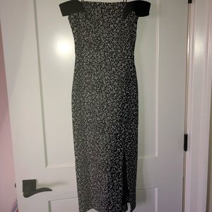 N / Nicholas B&W off-the-shoulder dress